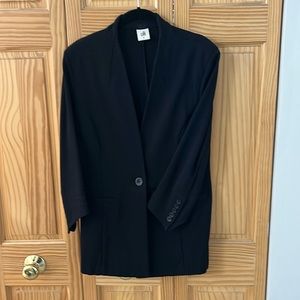 Cabi blazer, black, size 8, 3/4 inch sleeves with buttons